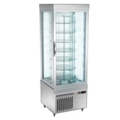 Panoramavitrine - 430 Liter - 670mm - Mit LED-Beleuchtung & 7 Ablagen