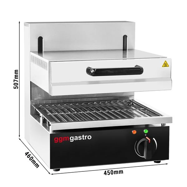 Elektro Pita Ofen/ Salamander SPEZIAL - 2,8 KW - 220 Volt - Höhenverstellbare Heizkörper 3 Elektro Pita Ofen/ Salamander SPEZIAL - 2,8 KW - 220 Volt - Höhenverstellbare Heizkörper