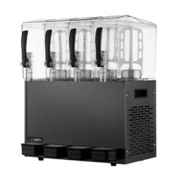 Saftspender - 4x 10 Liter - Schwarz -Beste Küchengeräte Geschäfte SSNC40S 3 5293