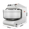 Bäckerei-Spiralteigknetmaschine - 368 Liter / 250 Kg - 2 Geschwindigkeiten - Mit Festem Kessel - 2 Motoren -Beste Küchengeräte Geschäfte STKMMK250 0 38c5