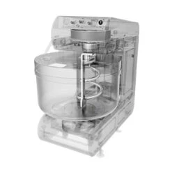 Bäckerei-Spiralteigknetmaschine - 368 Liter / 250 Kg - 2 Geschwindigkeiten - Mit Festem Kessel - 2 Motoren -Beste Küchengeräte Geschäfte STKMMK250 6 0340