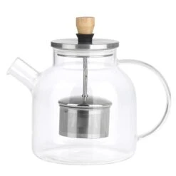 BEEM Teekanne Aus Glas - Mit Siebeinsatz - 1,5 Liter -Beste Küchengeräte Geschäfte TKGSBE15 02 2bd0