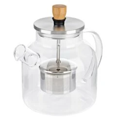 BEEM Teekanne Aus Glas - Mit Siebeinsatz - 1,5 Liter -Beste Küchengeräte Geschäfte TKGSBE15 09 872e