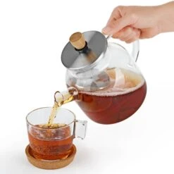 BEEM Teekanne Aus Glas - Mit Siebeinsatz - 1,5 Liter -Beste Küchengeräte Geschäfte TKGSBE15 11 41ad