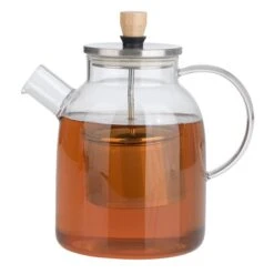 BEEM Teekanne Aus Glas - Mit Siebeinsatz - 1 Liter -Beste Küchengeräte Geschäfte TKGSBE1 01 419f