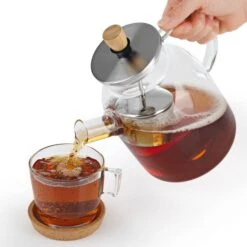 BEEM Teekanne Aus Glas - Mit Siebeinsatz - 1 Liter -Beste Küchengeräte Geschäfte TKGSBE1 11 1b54