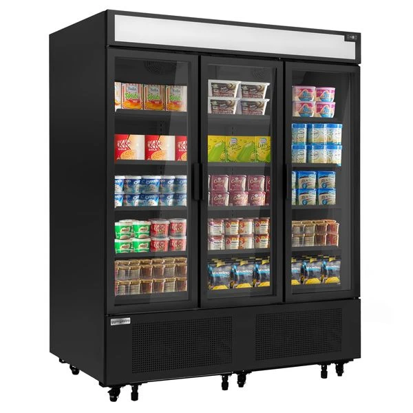 Tiefkühlschrank - 1600mm - Von -18 Bis -23 °C - Mit Isolierten Glastüren - 4 Ablagen 3 Tiefkühlschrank - 1600mm - Von -18 Bis -23 °C - Mit Isolierten Glastüren - 4 Ablagen