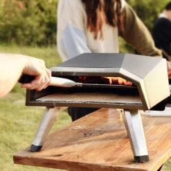 Tragbarer Gas Pizzaofen - Tiefe: 300mm 22 Tragbarer Gas Pizzaofen - Tiefe: 300mm -Beste Küchengeräte Geschäfte TPOGL detail inuse1 fc8b