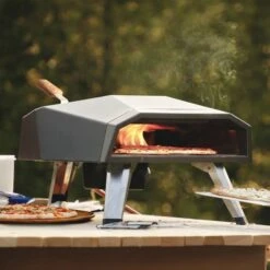 Tragbarer Holzpellets Pizzaofen - Tiefe: 300 Mm -Beste Küchengeräte Geschäfte TPOML TPOHL detail inuse2 c893