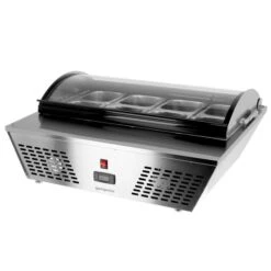 Tisch-Kühlvitrine / Aufsatzvitrine - 67 Liter - 760mm - Für 8x GN 1/6 Oder 4x GN 1/3