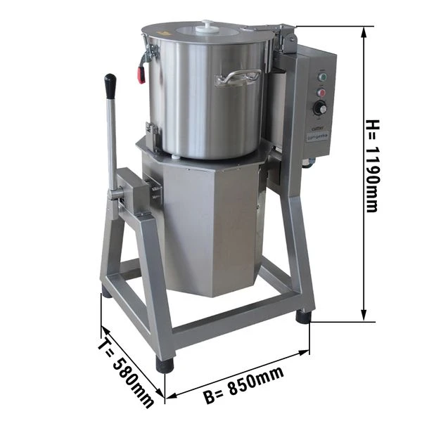 Vegetarischer/ Hummus Cutter - 70 Liter - 11 KW - 400 Volt 3 Vegetarischer/ Hummus Cutter - 70 Liter - 11 KW - 400 Volt