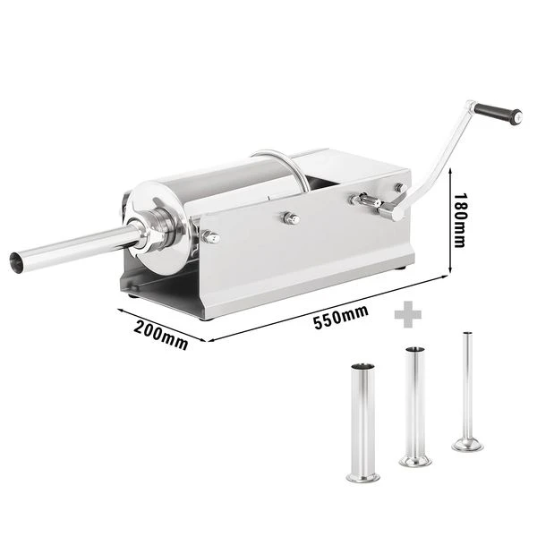 Manueller Wurstfüller - 5 Liter - Edelstahl 3 Manueller Wurstfüller - 5 Liter - Edelstahl