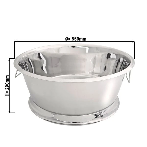 Weinkühler - Ø 550mm - Silber 3 Weinkühler - Ø 550mm - Silber