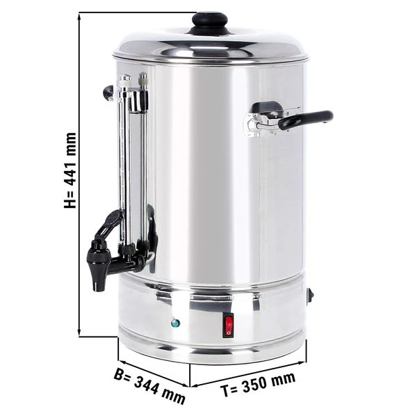 Kaffee Perkolator - 10 Liter - 1,5kW 3 Kaffee Perkolator - 10 Liter - 1,5kW