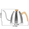 BEEM Wasserkessel Pour Over - 1 Liter -Beste Küchengeräte Geschäfte WKPOBE1 masse aa55