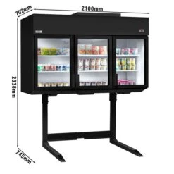 Wandkühl-/tiefkühlregal - 2,1m - -23 ~ -18 °C Oder -6 ~ 6 °C -Beste Küchengeräte Geschäfte WTRU21S 0 a174