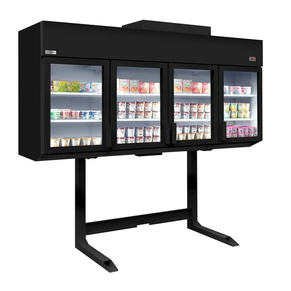 Wandkühl-/tiefkühlregal - 2,5m - -18 ~ -23 °C Oder -6 ~ 6 °C - 6 Ablagen 3 Wandkühl-/tiefkühlregal - 2,5m - -18 ~ -23 °C Oder -6 ~ 6 °C - 6 Ablagen