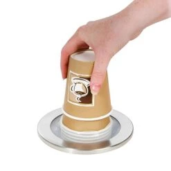 Set Doppelt Becherspender - Kunststoff - Anbauversion -Beste Küchengeräte Geschäfte cup dispenser inuse 74e5