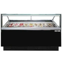Eistheke - 1700mm - Mit LED-Beleuchtung - Für 18x 5l Oder 12x 7l Behäter -Beste Küchengeräte Geschäfte etc171s 011 e4f0 1