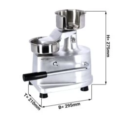 Manuelle Hamburgermaschine - Ø 150 Mm