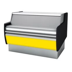 Kassentisch - 1310mm - Mit LED-Beleuchtung - Standard Mit Frontblende Schwarz -Beste Küchengeräte Geschäfte kai129 gelb 6d58