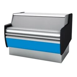 Kassentisch - 1310mm - Mit LED-Beleuchtung - Standard Mit Frontblende Schwarz -Beste Küchengeräte Geschäfte kai129 hellblau f5c4