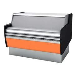 Kassentisch - 1310mm - Mit LED-Beleuchtung - Standard Mit Frontblende Schwarz -Beste Küchengeräte Geschäfte kai129 orange 8bf7