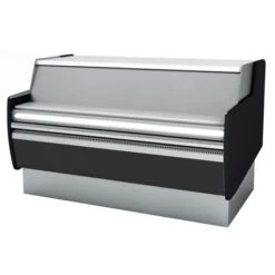 Kassentisch - 1620mm - Mit LED-Beleuchtung - Standard Mit Frontblende Schwarz -Beste Küchengeräte Geschäfte kai159 schwarz 73ac